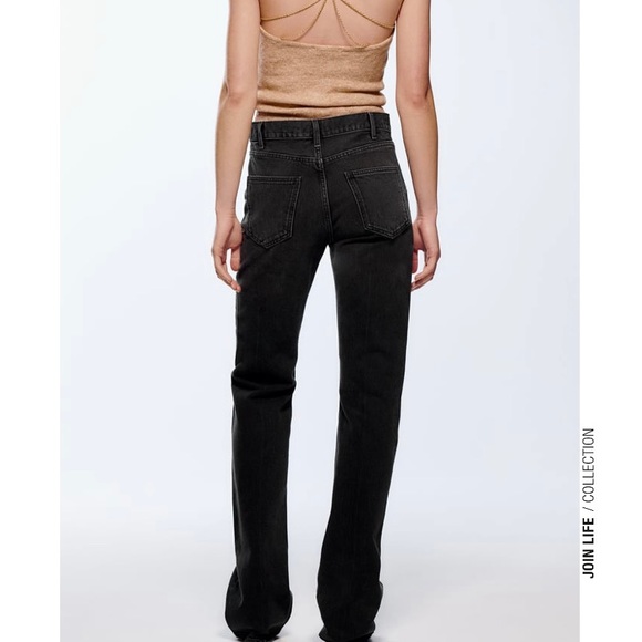 Zara | Jeans | Zara The Mia High Waist Bootcut Black Jeans | Poshmark